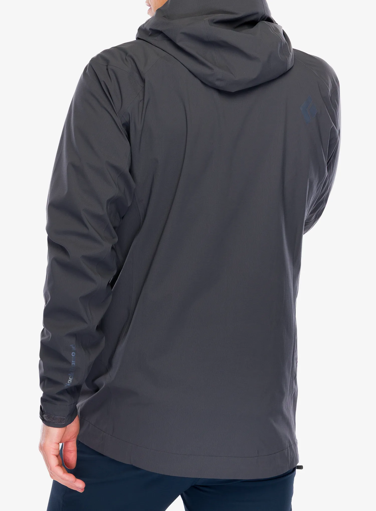 Nepremokavá bunda Black Diamond Highline Stretch Shell - anthracite
