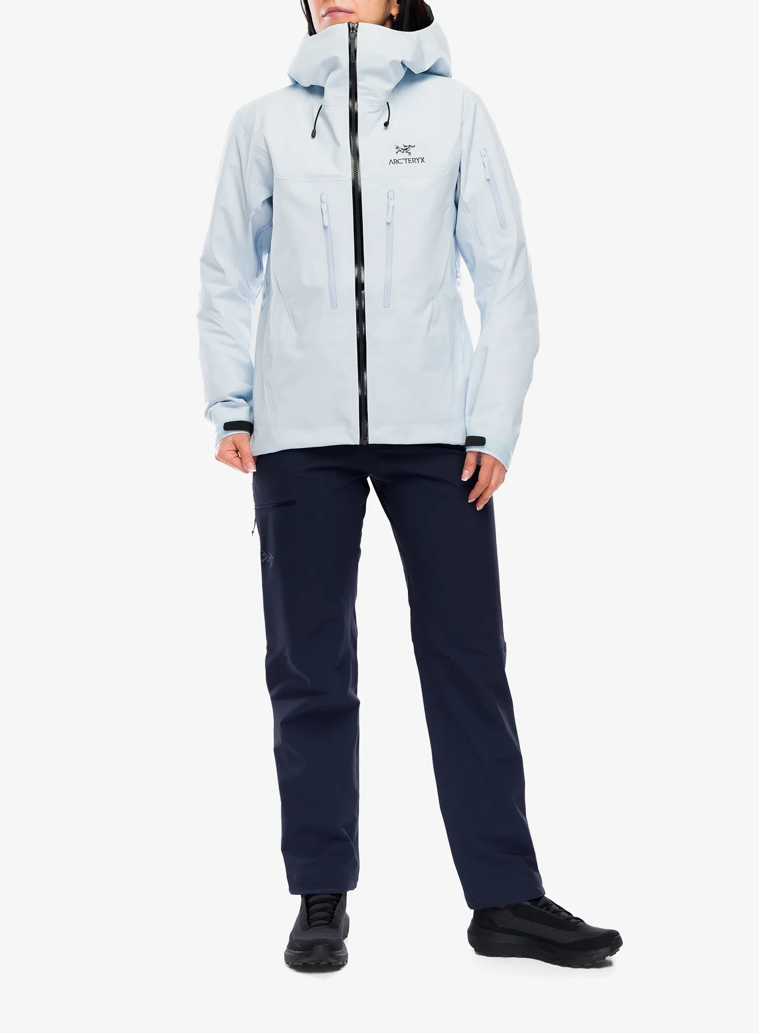 Nepremokavá bunda dámska Arcteryx Alpha SV Jacket - alpine blue/black