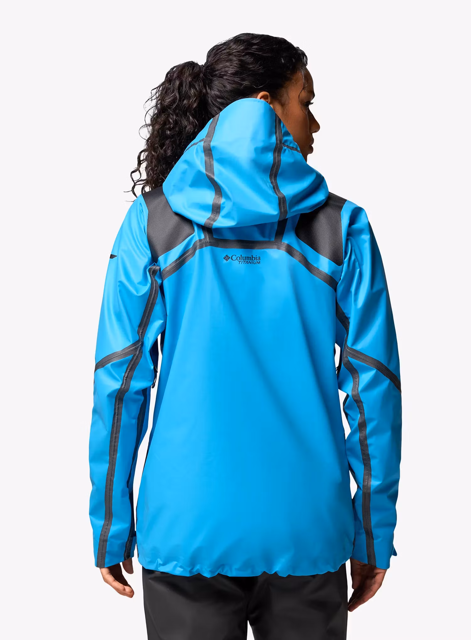 Nepremokavá bunda dámska Columbia Whistler Peak Shell - compass blue