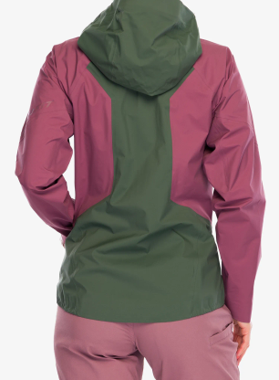 Nepremokavá bunda dámska Dynafit Transalper 3L Jacket - dark rose/thyme