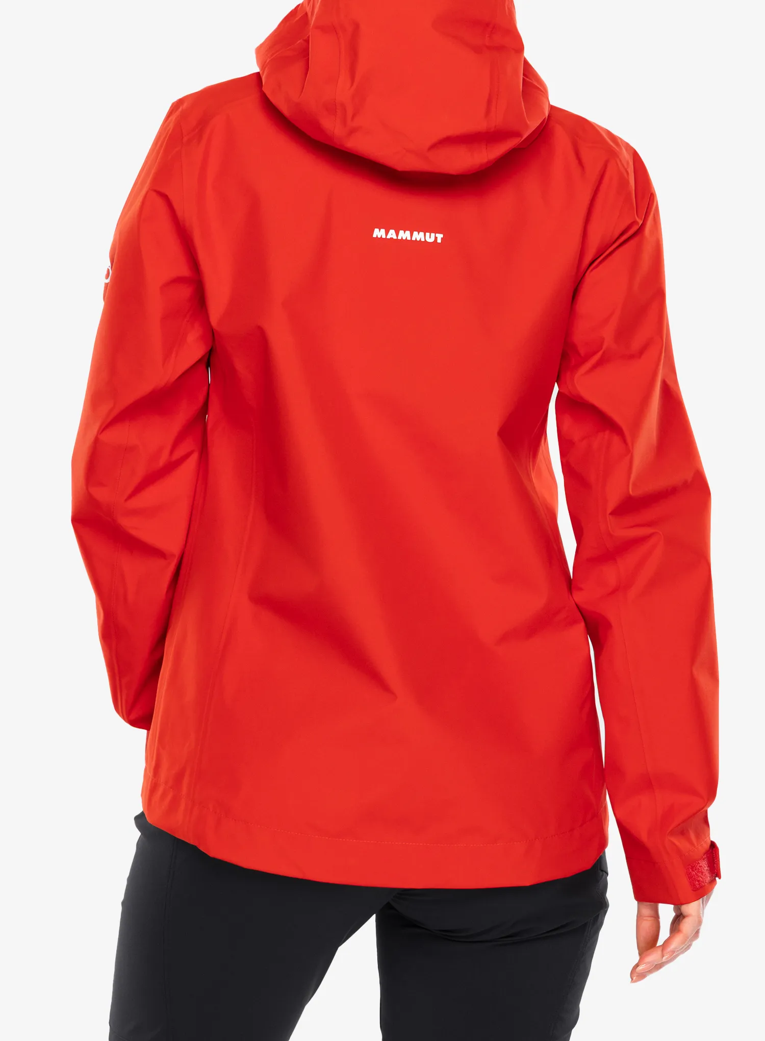 Nepremokavá bunda dámska Mammut Crater Light HS Hooded Jacket - mammut red