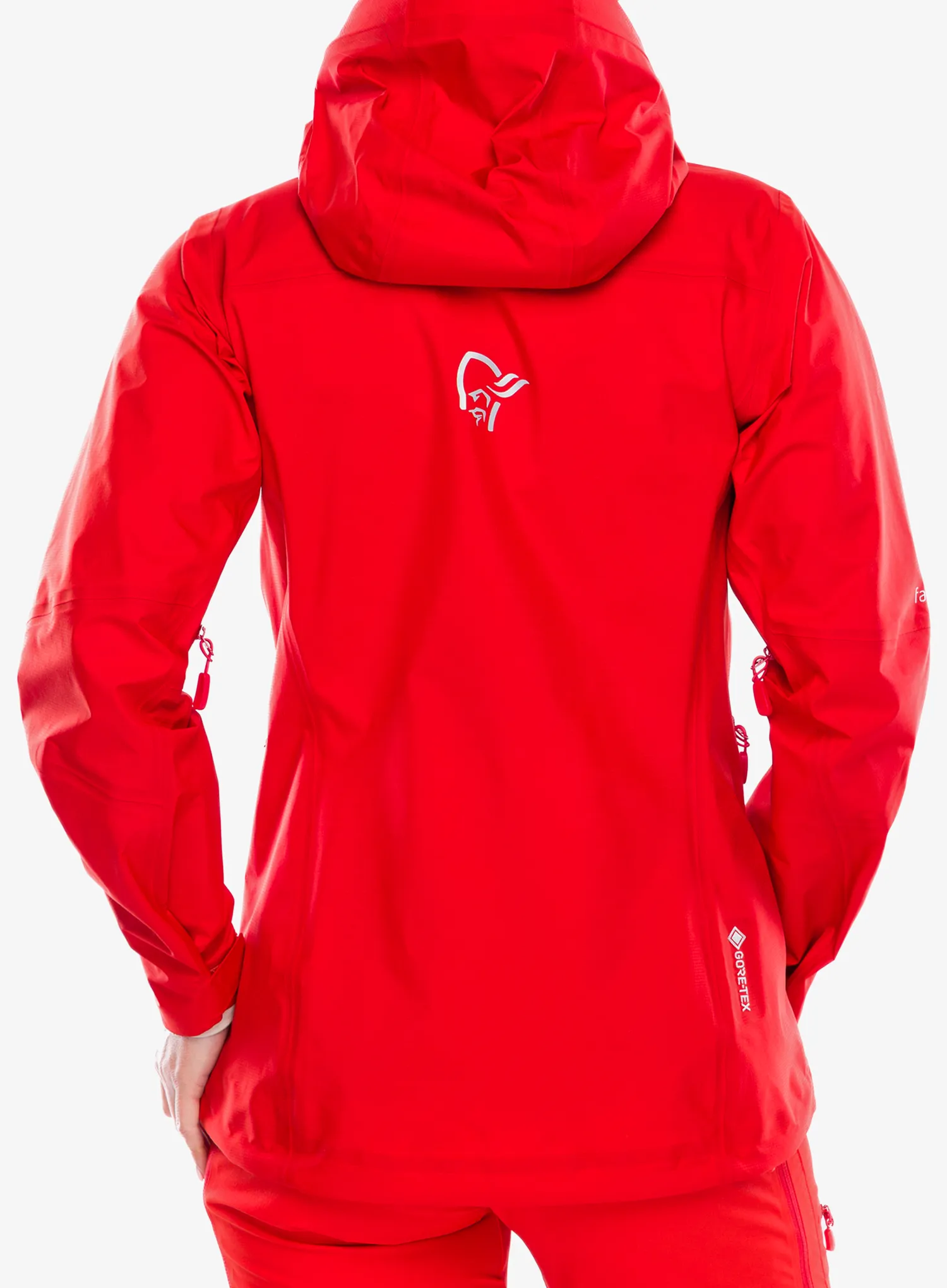 Nepremokavá bunda dámska Norrona Falketind GORE-TEX Jacket - arednalin red