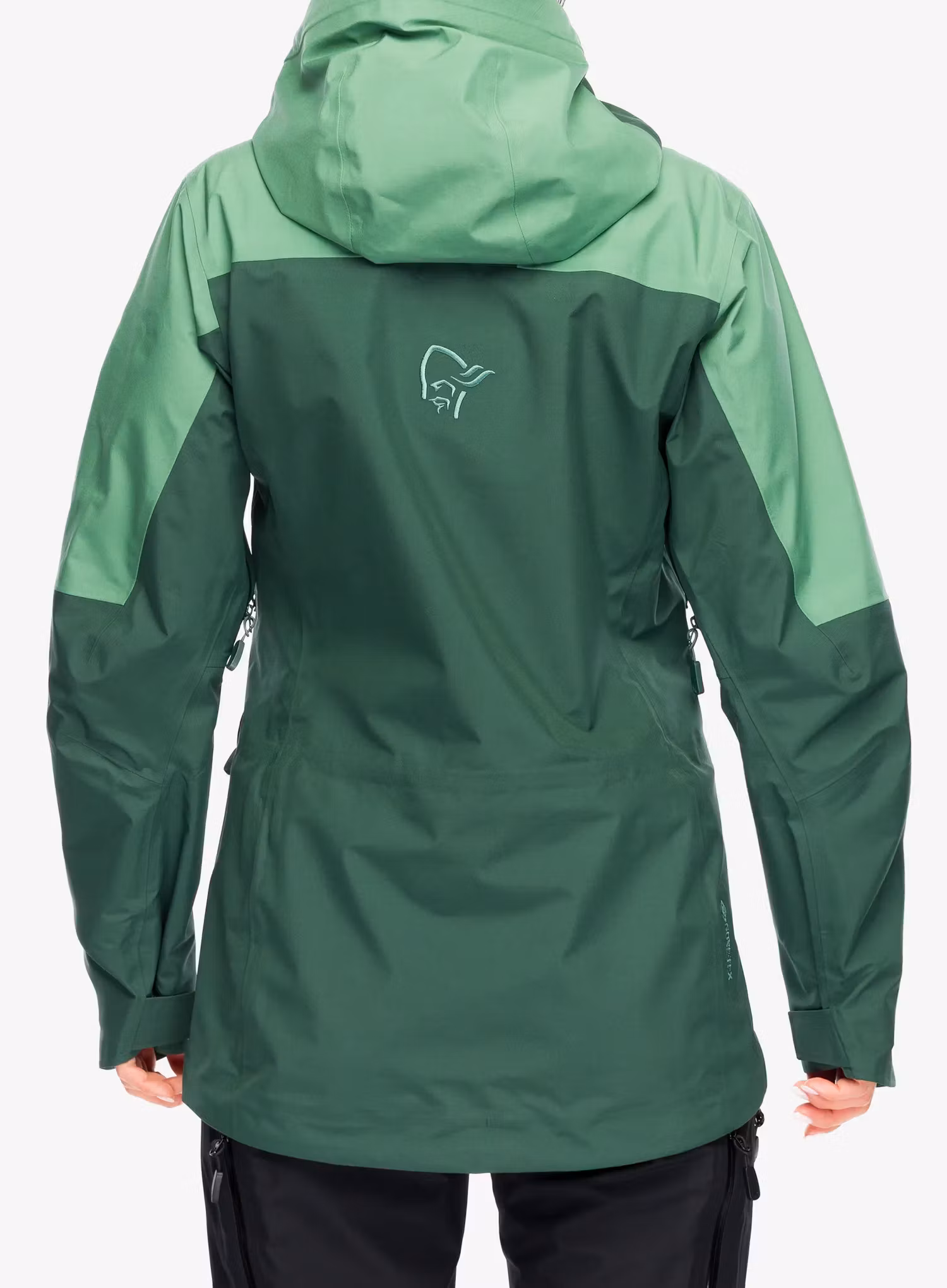 Nepremokavá bunda dámska Norrona Lofoten GORE-TEX Jacket - dark ivy