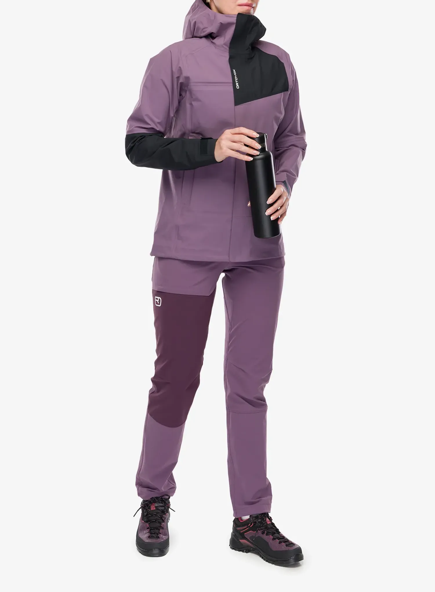 Nepremokavá bunda dámska Ortovox Seceda 3L Jacket - wild berry