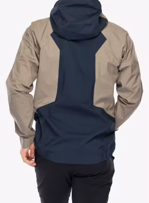 Nepremokavá bunda Dynafit Transalper 3L Jacket - fallen rock/blueberry