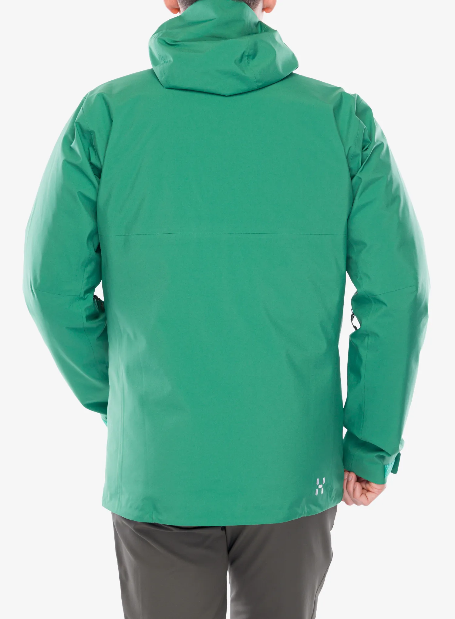 Nepremokavá bunda Haglofs Front Proof Jacket - dk jelly green