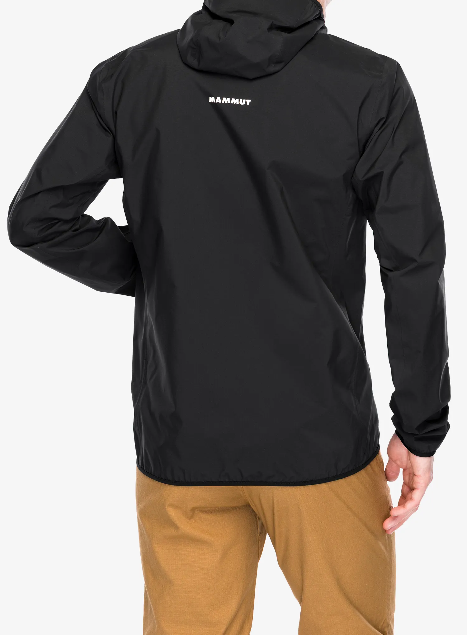 Nepremokavá bunda Mammut Ducan Light HS Hooded Jacket - black