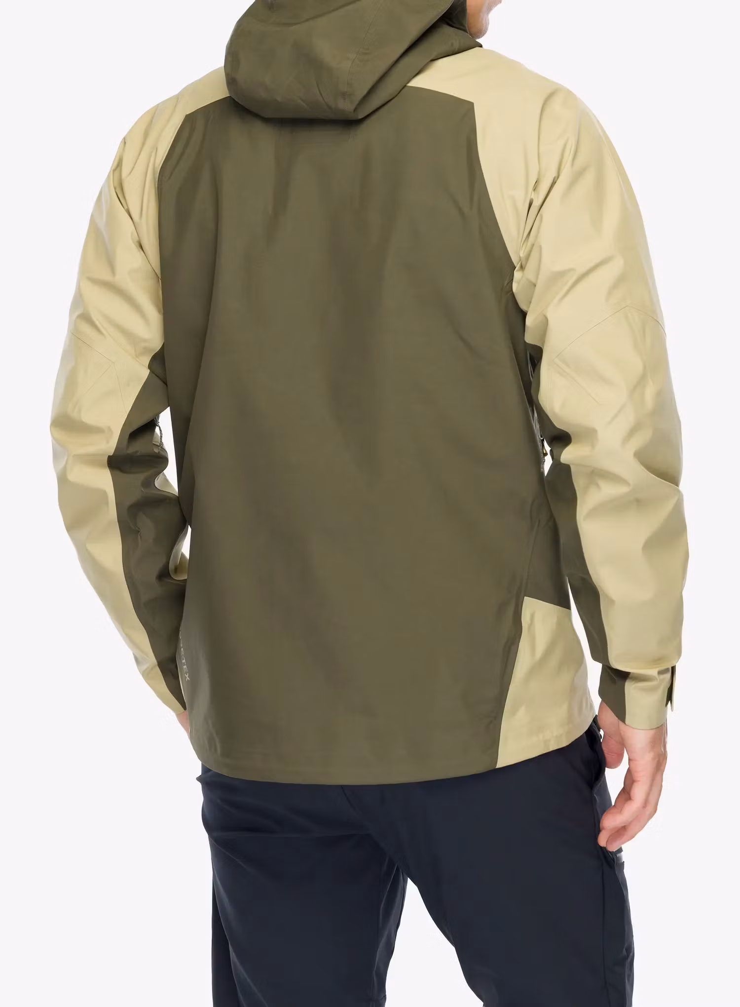 Nepremokavá bunda Salomon Outline 3L GTX Shell - grape leaf/gray green