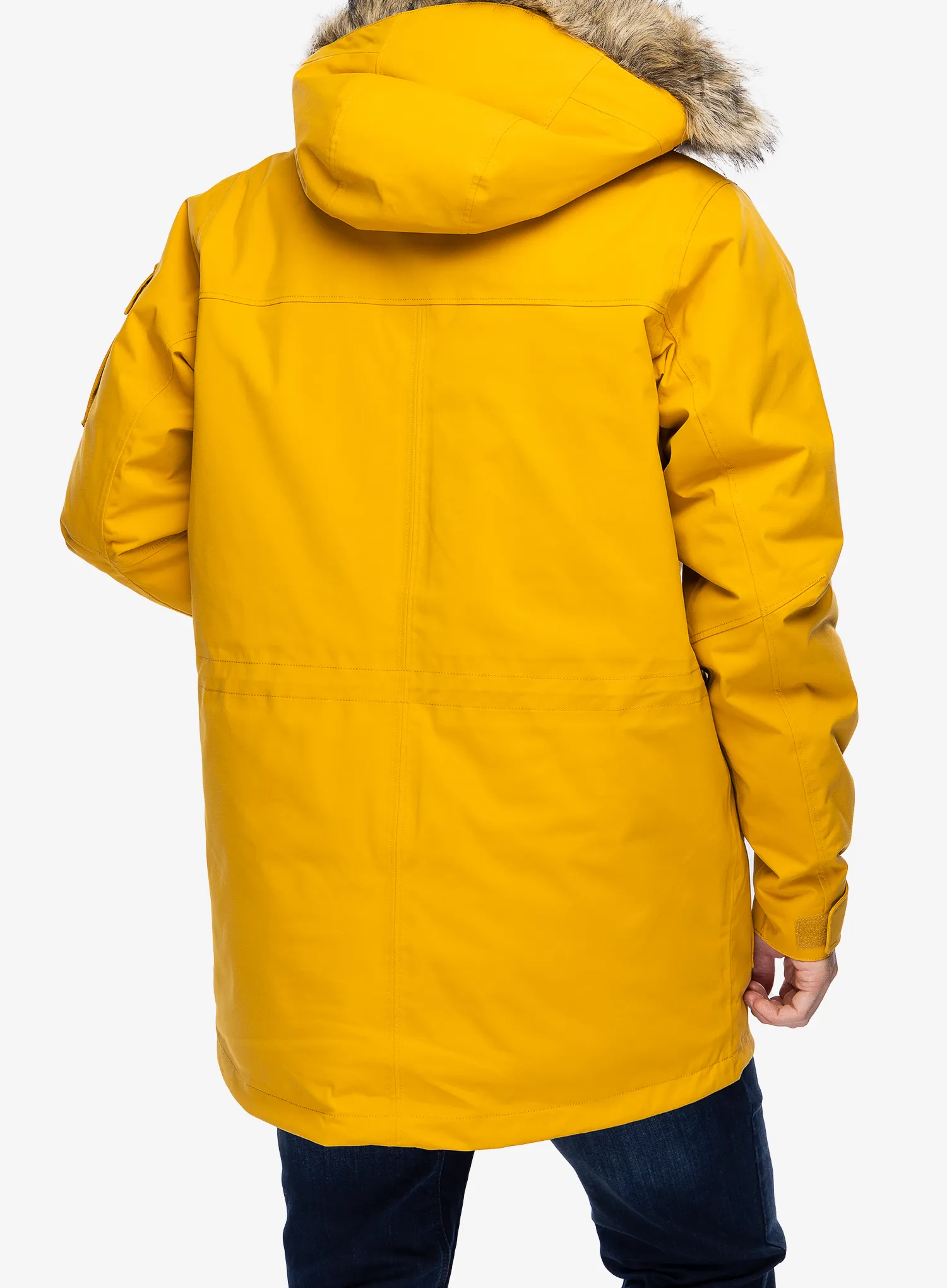Zimná bunda Jack Wolfskin Glacier Canyon Parka - mustard