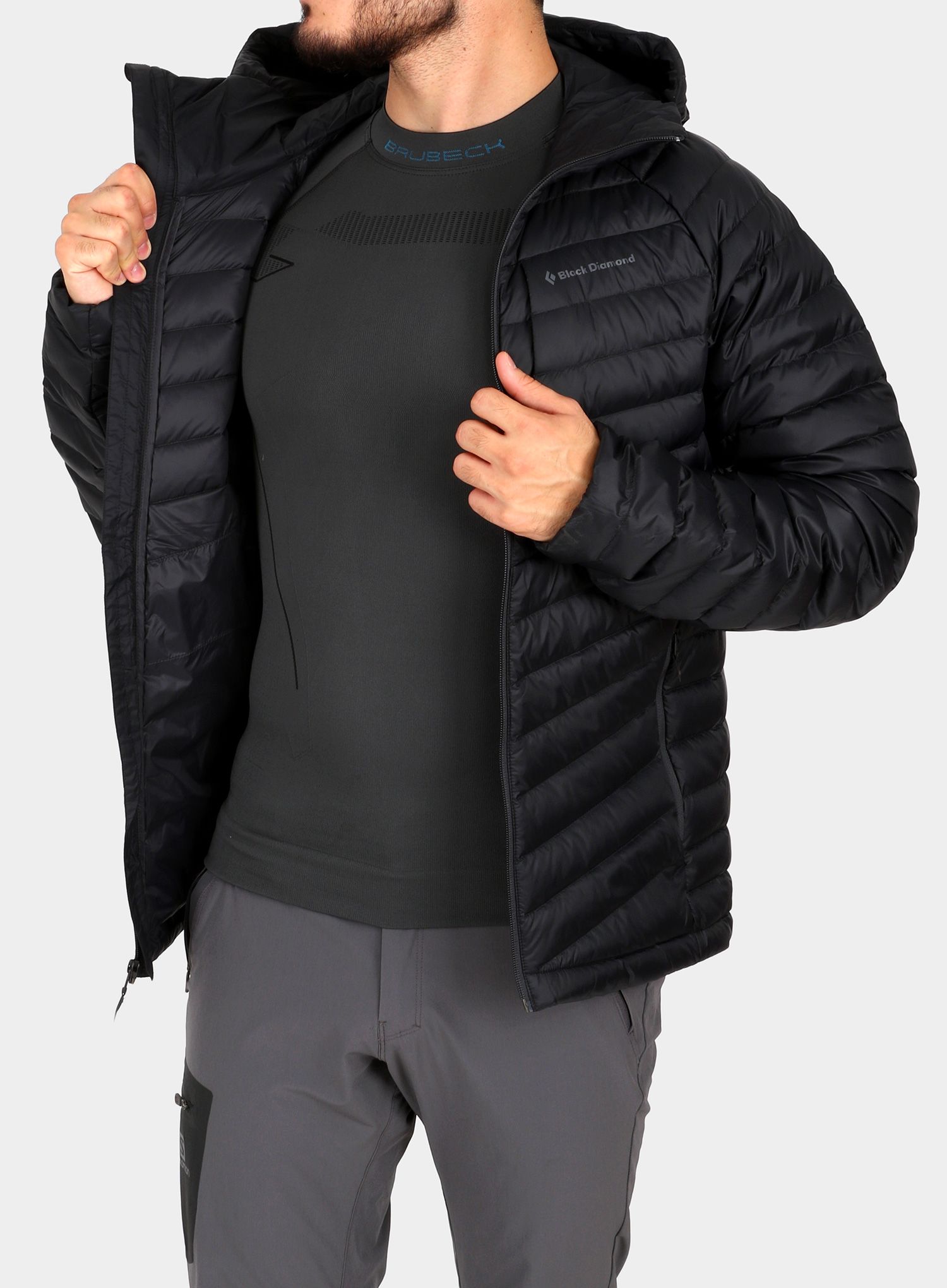 Páperová bunda Black Diamond Access Down Hoody - black