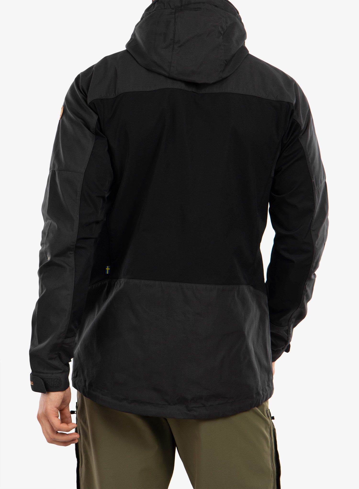 Bunda pánska Fjallraven Abisko Lite Trekking Jacket  - dark grey/black