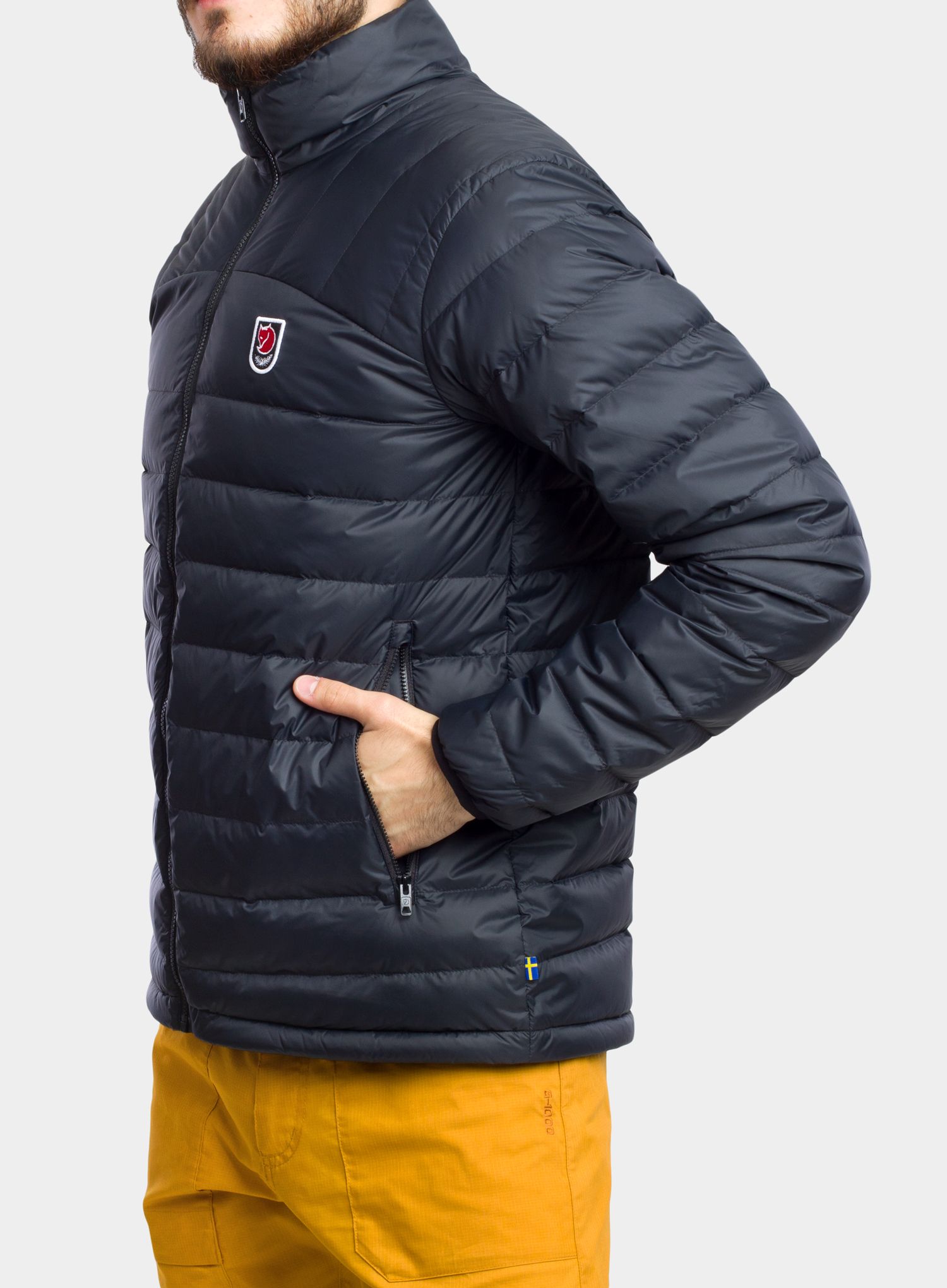 Páperová bunda Fjallraven Expedition Pack Down Jacket - black