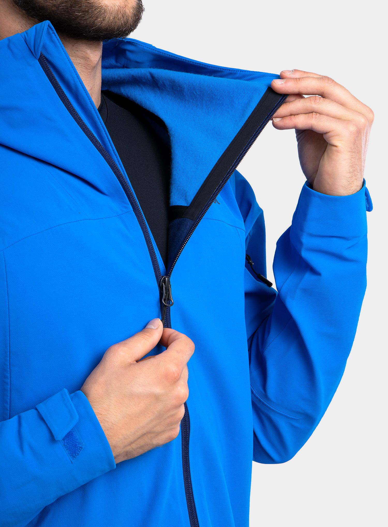 Softshellová bunda Marmot Alsek Hoody - clear blue