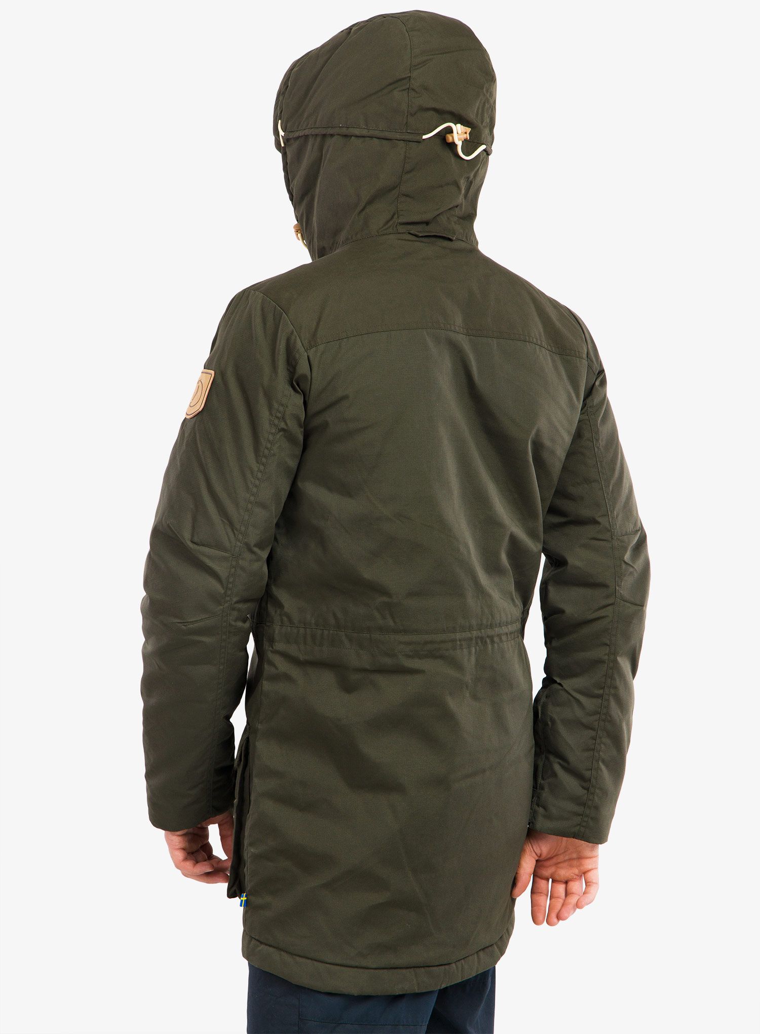 Zateplená bunda Fjallraven Singi Wool Padded Parka - deep forest