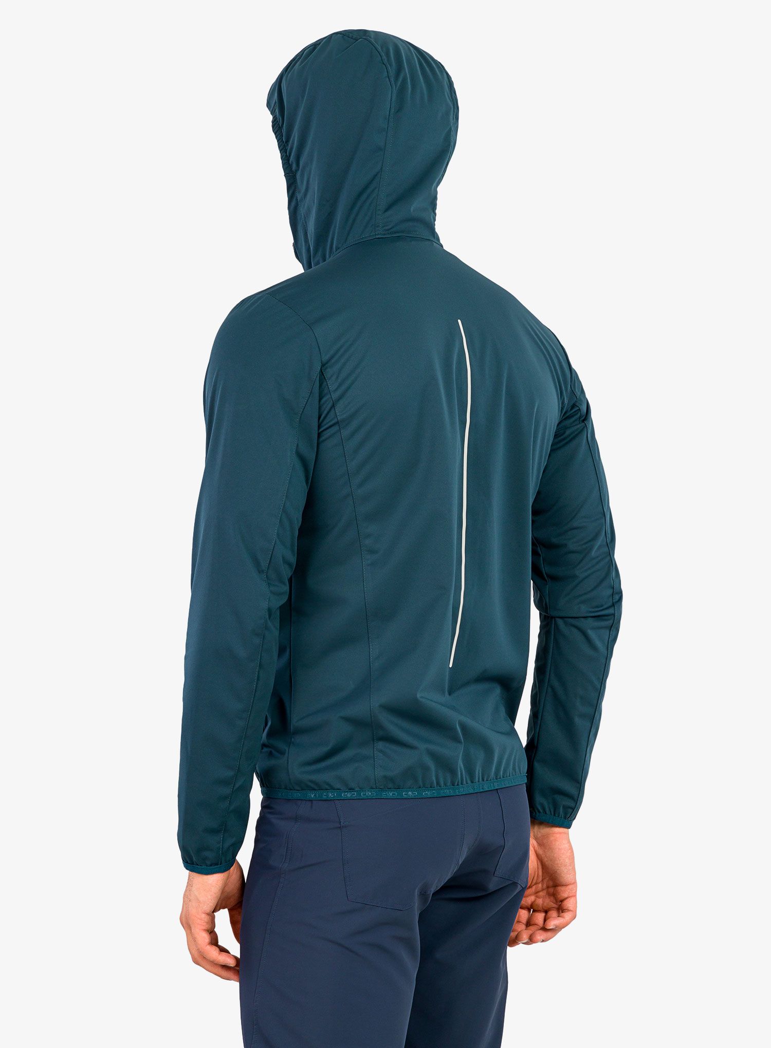 Bunda do dažďa CMP Wes Jacket Fix Hood - petrol