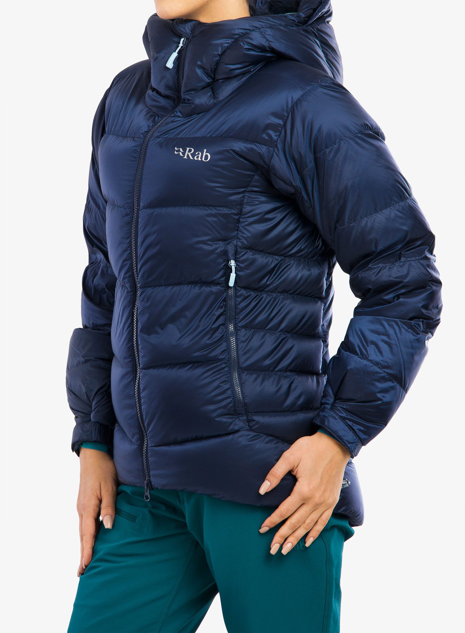 Bunda páperová dámska Rab Positron Pro Jacket - deep ink
