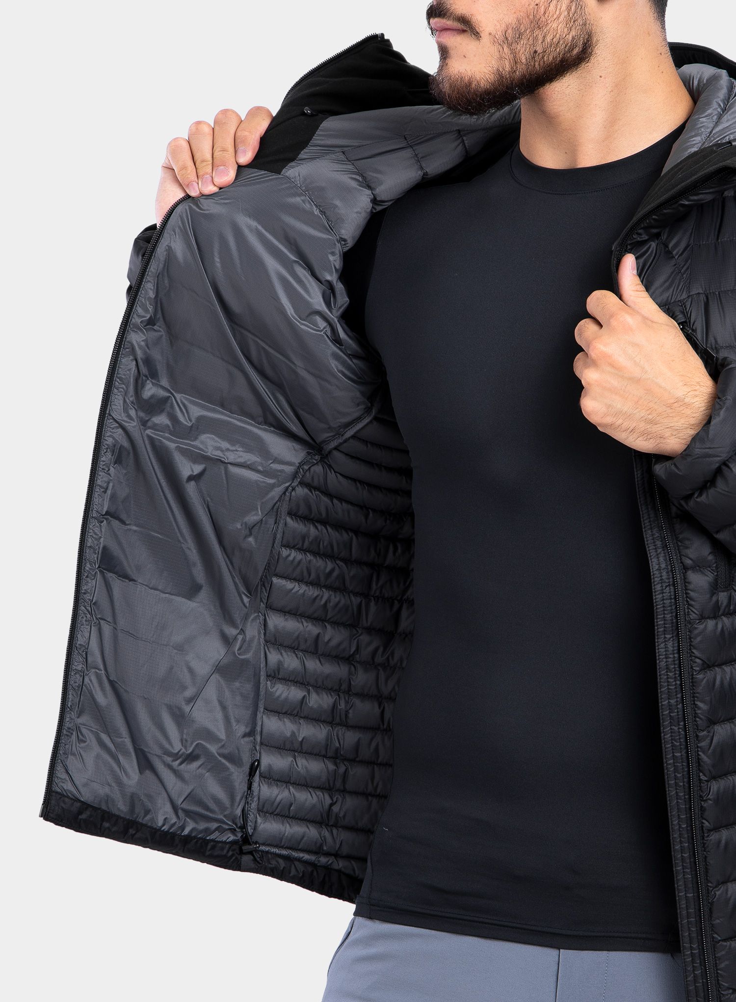 Páperová bunda Rab Microlight Alpine Jacket - black
