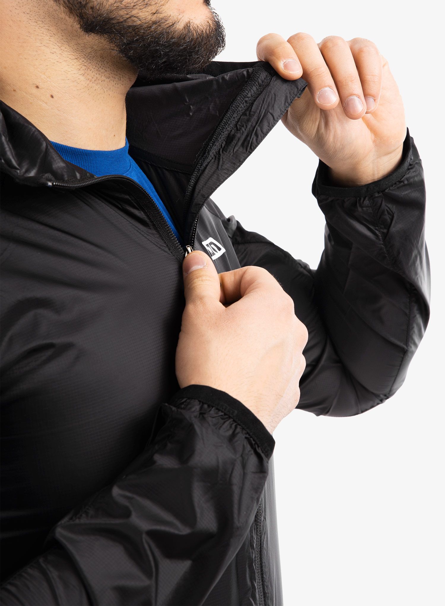 Cyklistická bunda ION Logo Wind - black