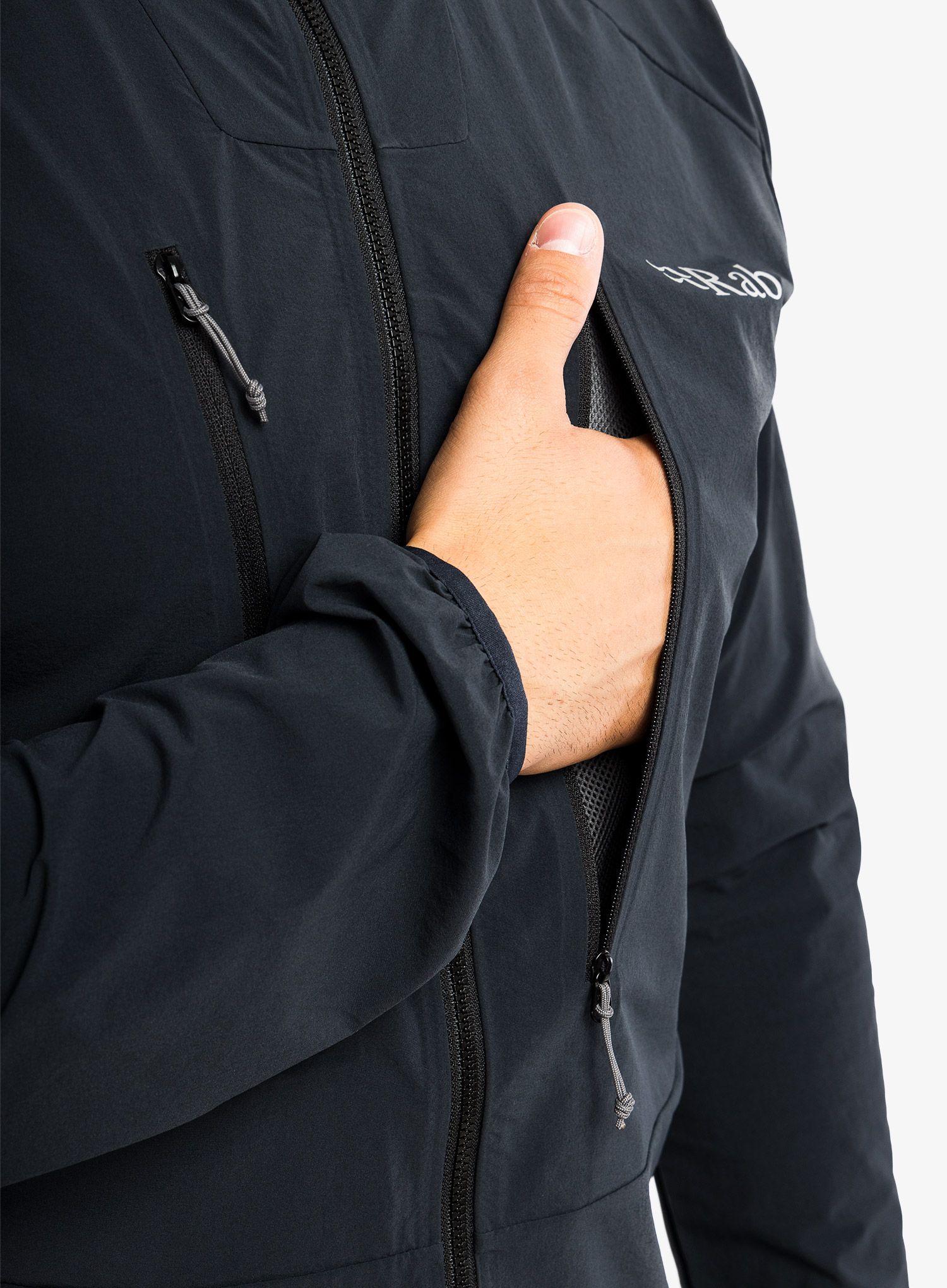 Softshellová bunda Rab Borealis Jacket - beluga