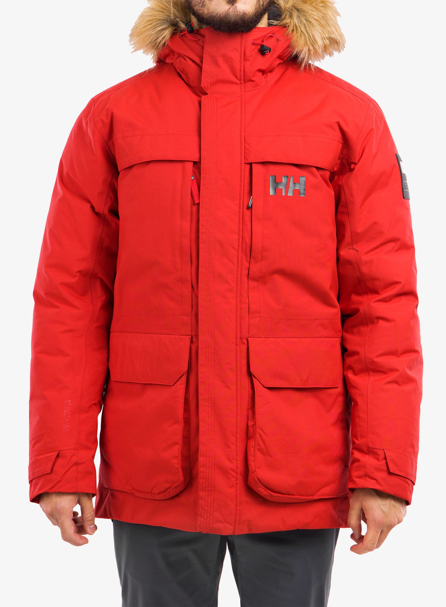 Pánska zimná bunda Helly Hansen Nordsjo Parka - red