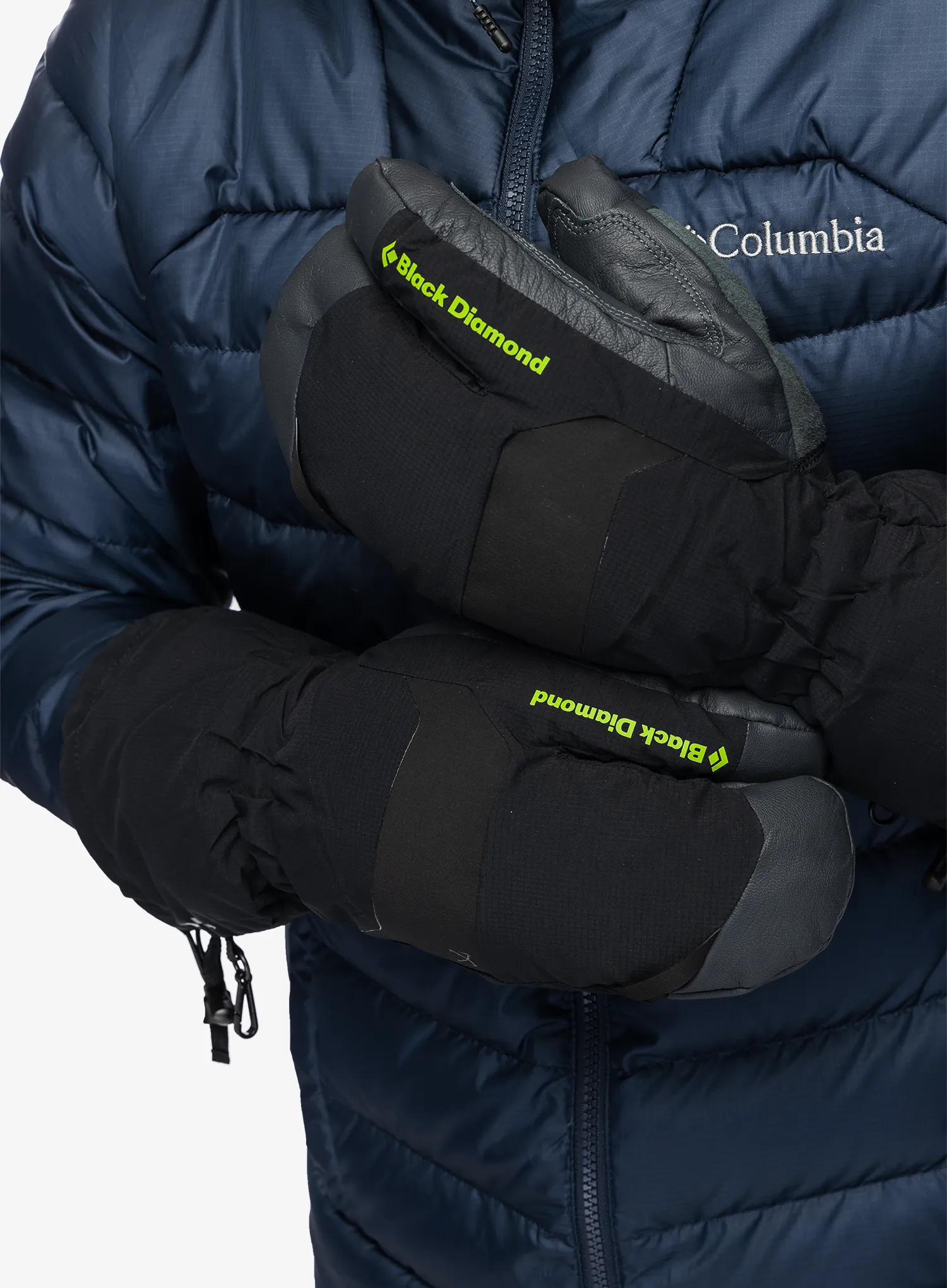 Palčiaky Black Diamond Alpine 3-Finger Mitts - black/carbon
