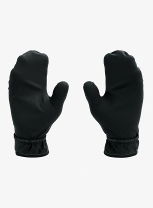 Palčiaky Compressport Hurricane Waterproof Mittens - black
