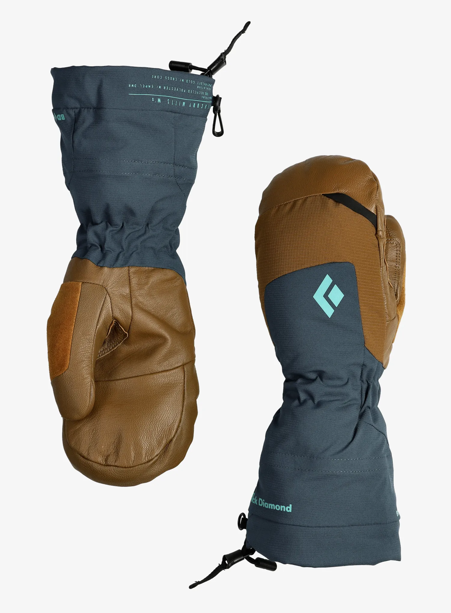 Dámske palčiaky Black Diamond Mercury Mitts - azurite/azurite