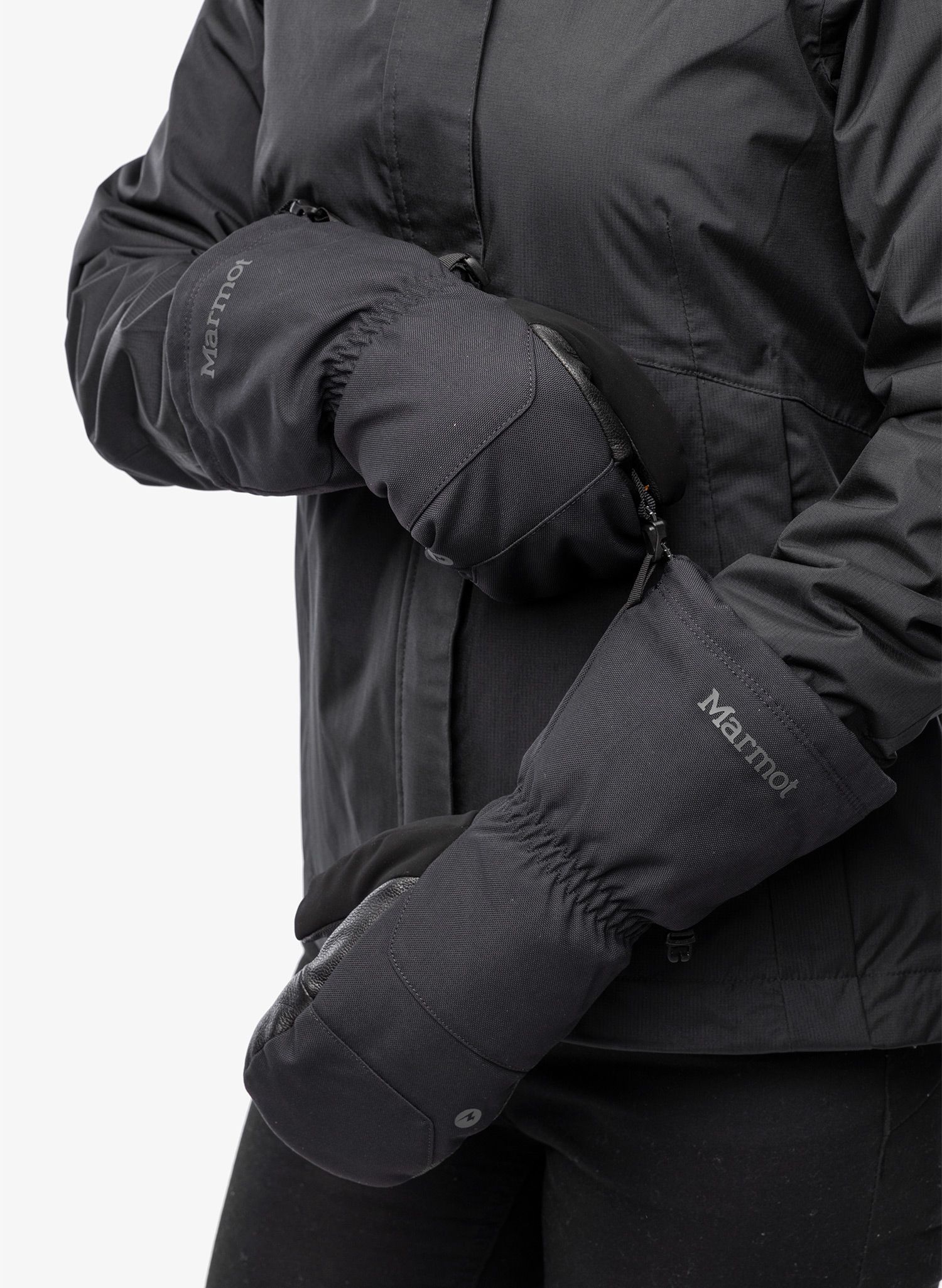 Dámske palčiaky Marmot Warmest Mitt - black/black