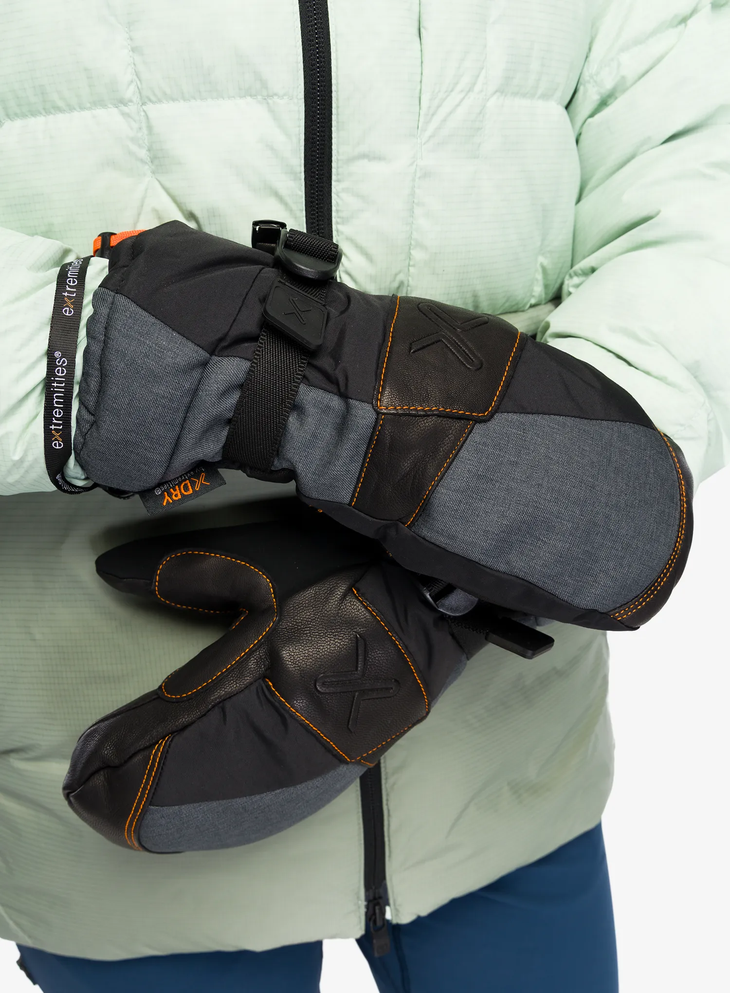 Palčiaky Extremities Meridian Mitt  - black/grey
