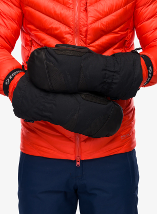 Palčiaky Ziener Gaikus AS AW Mitten Glove - black
