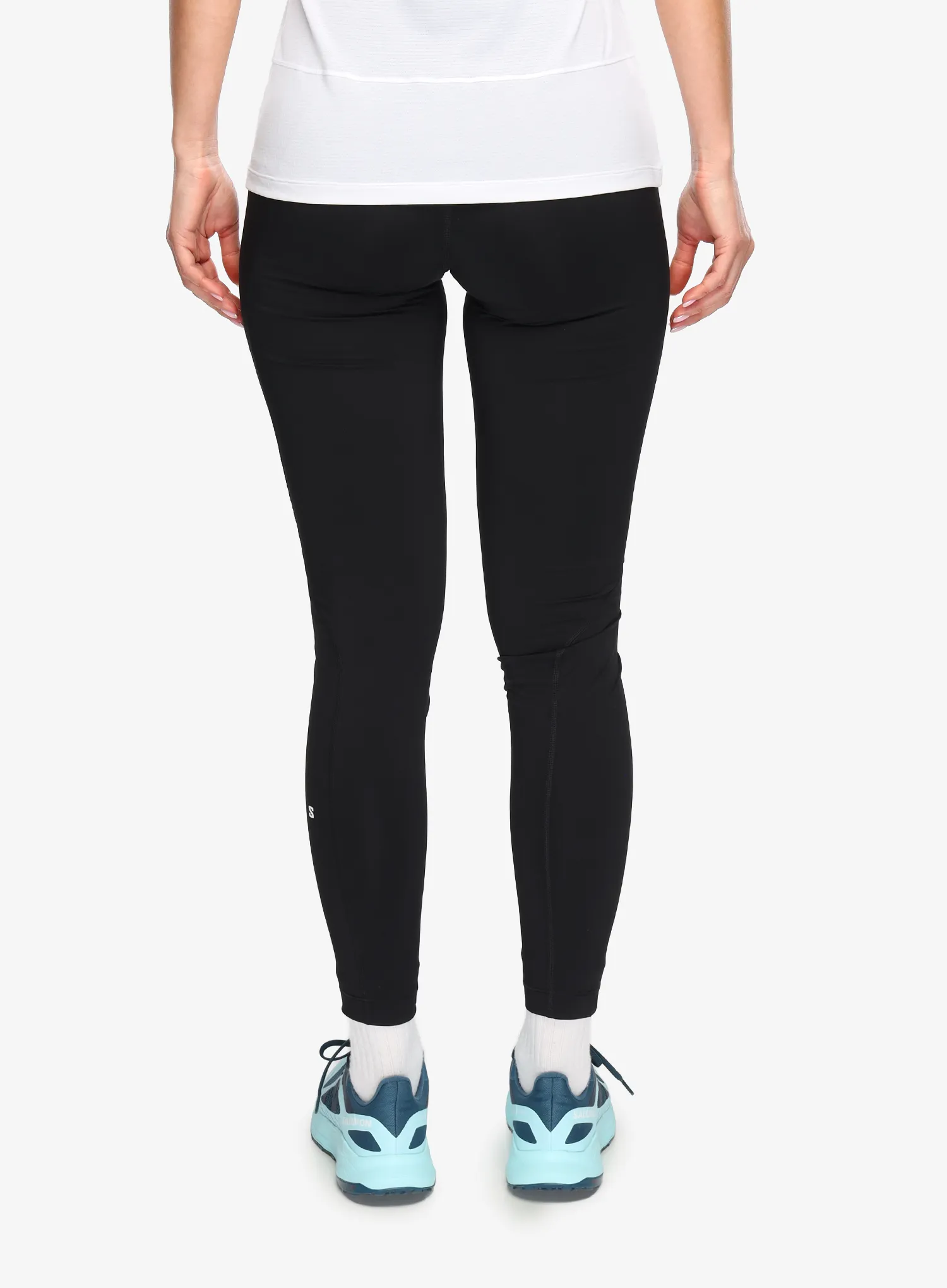 Dámske bežecké legíny Salomon Shkout Core Warm Tights - deep black