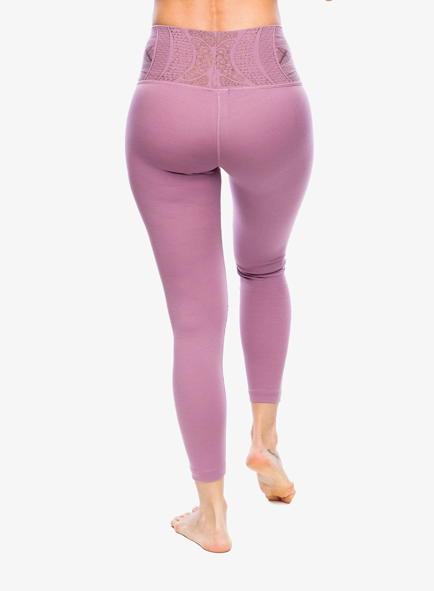 Dámske legíny Super.natural Arabesque Tights - orchid/copper