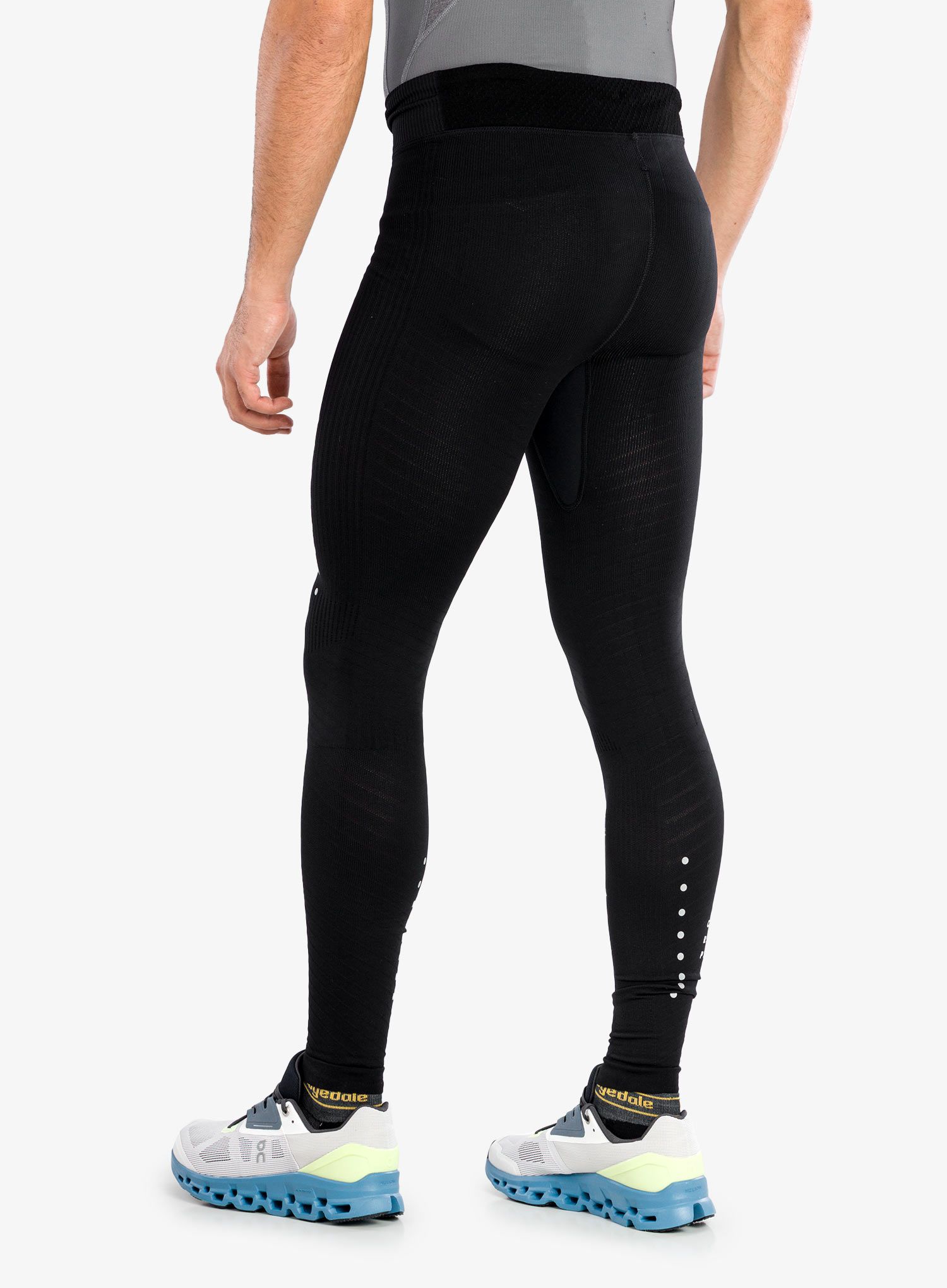 Legíny na behanie Compressport Winter Trail Under Control Full Tights - black