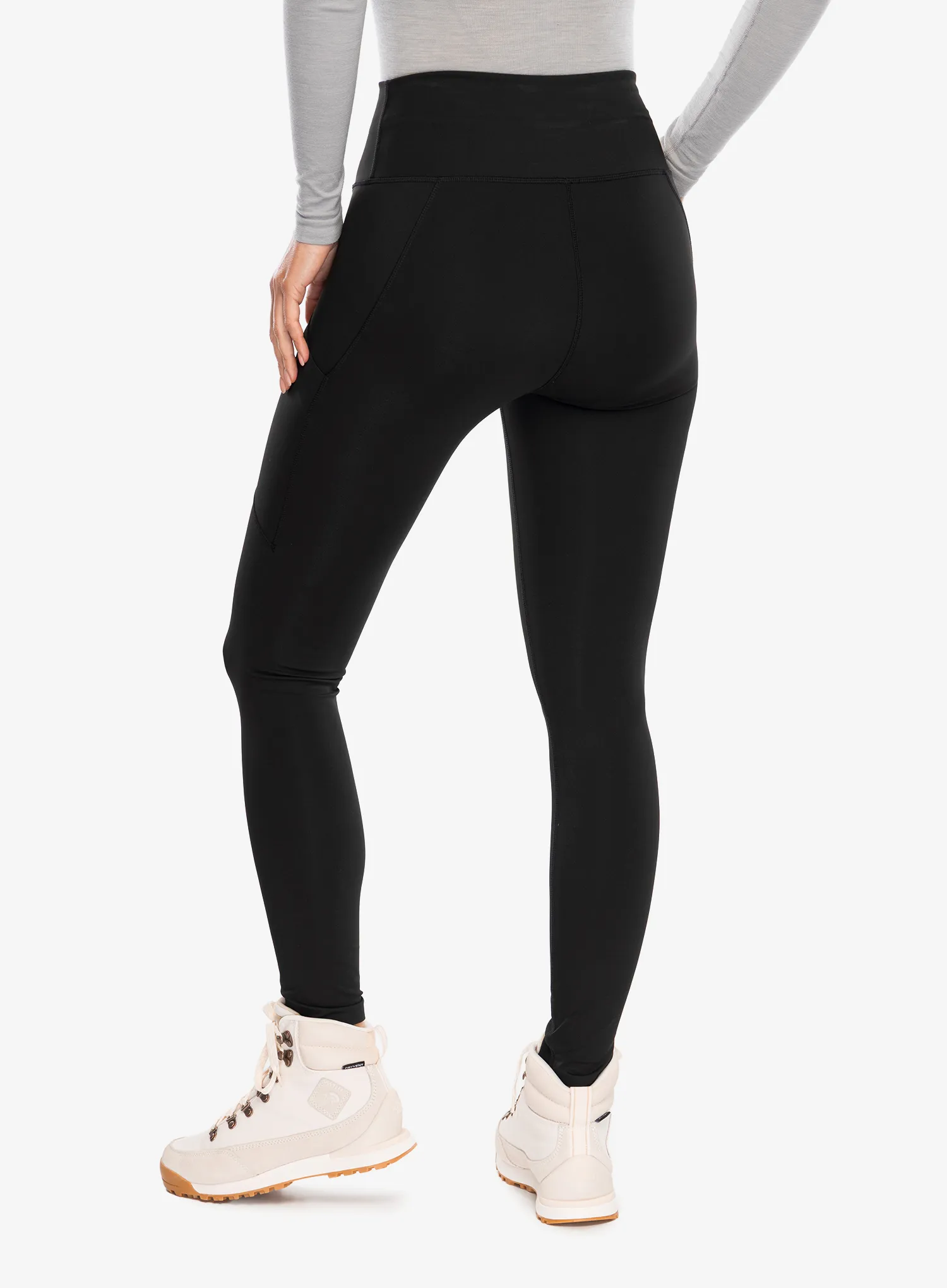 Dámske trekingové nohavice Fjallraven Abisko Tights  - black