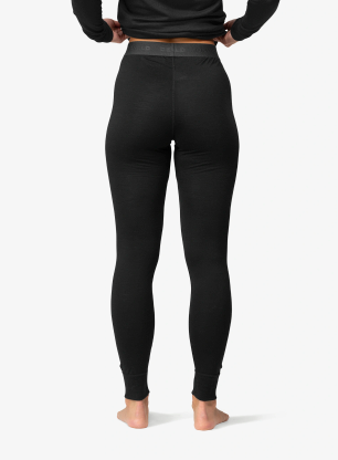 Dámske funkčné legíny Devold Breeze Plus Merino 200 Longs - black