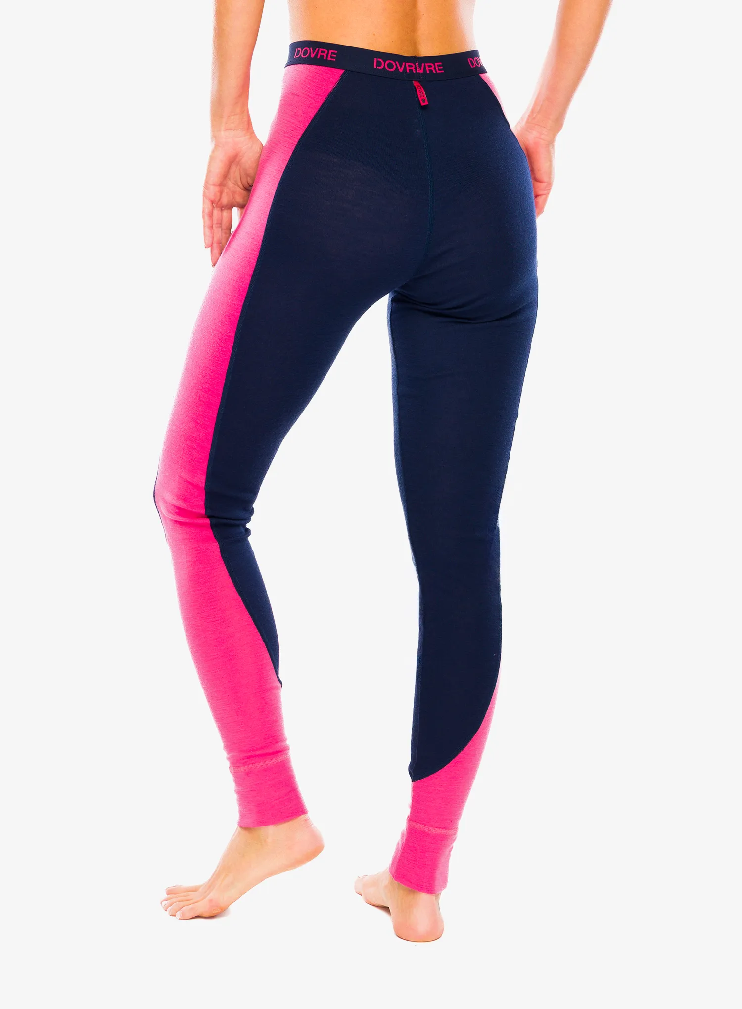 Dámske funkčné legíny Dovre 100% Merino Wool Active - navy
