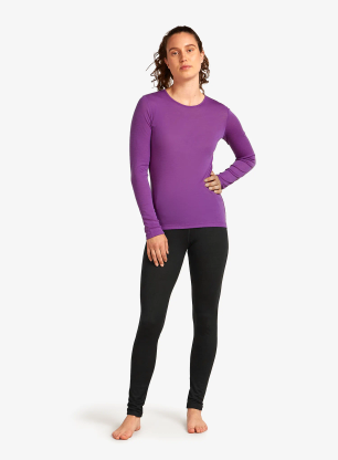 Dámske funkčné legíny Icebreaker Merino 200 Oasis High Rise Leggings - black
