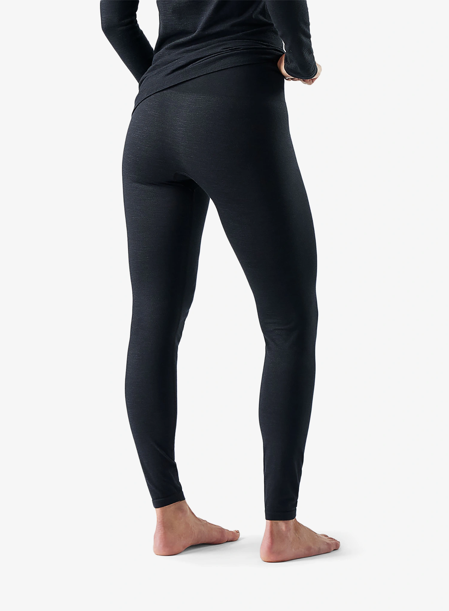 Dámske funkčné legíny Smartwool Intraknit All-Season Merino Base Layer Bottom - black