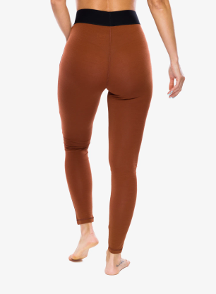 Dámske funkčné legíny Super.natural Tundra175 Tight - horn brown