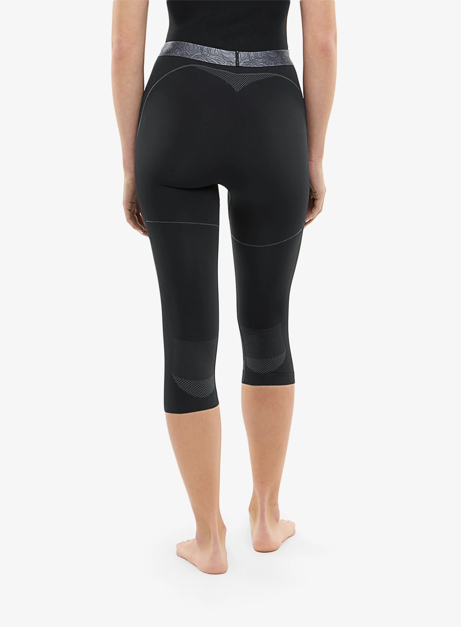 Dámske funkčné legíny Viking Base Layer Gaja 3/4 Pants - black