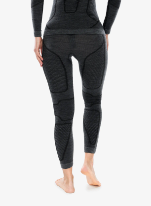 Dámske funkčné legíny X-Bionic Symbio Merino Pants - rhino grey