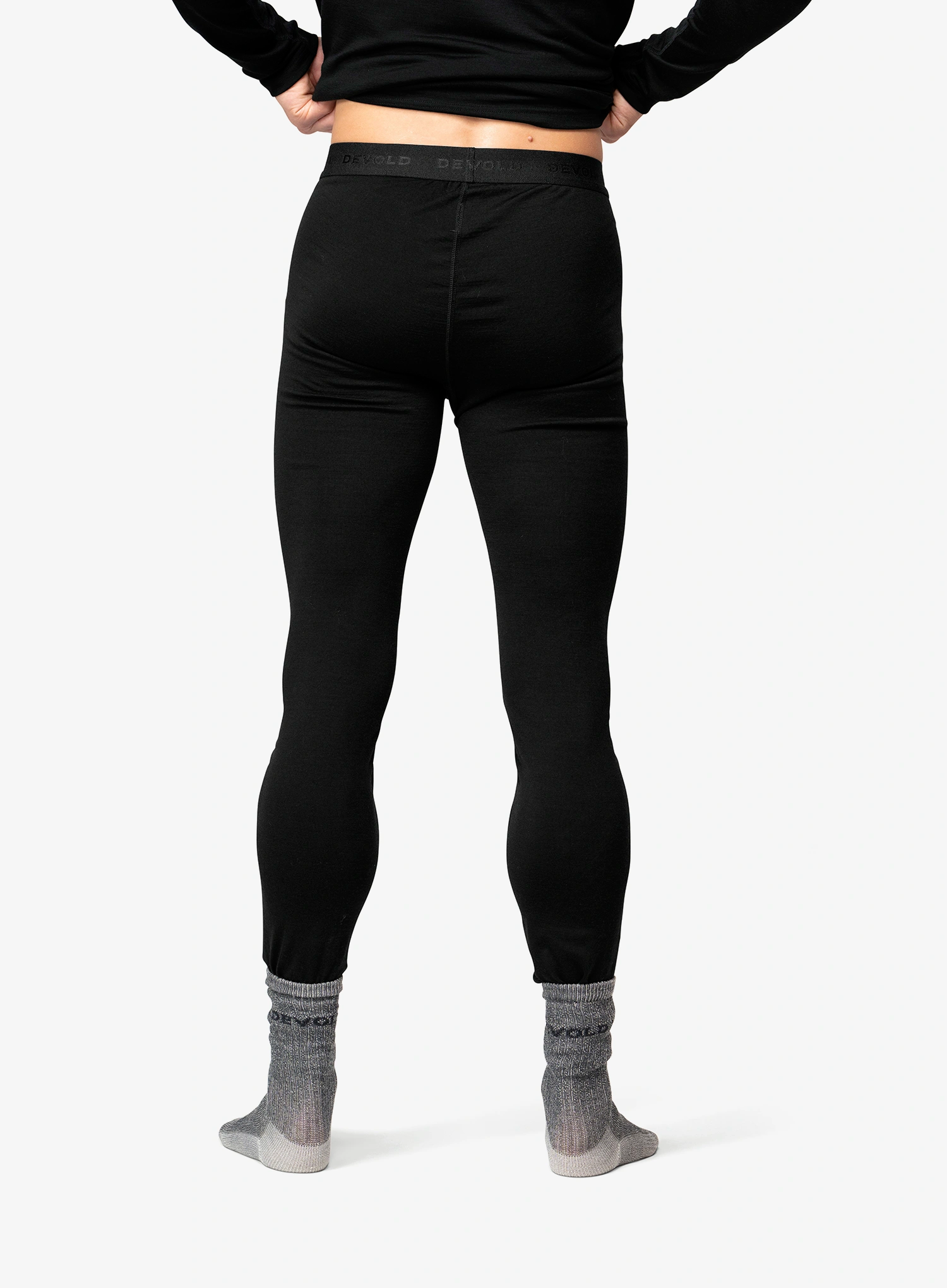 Funkčné legíny Devold Breeze Merino 150 Longs - black