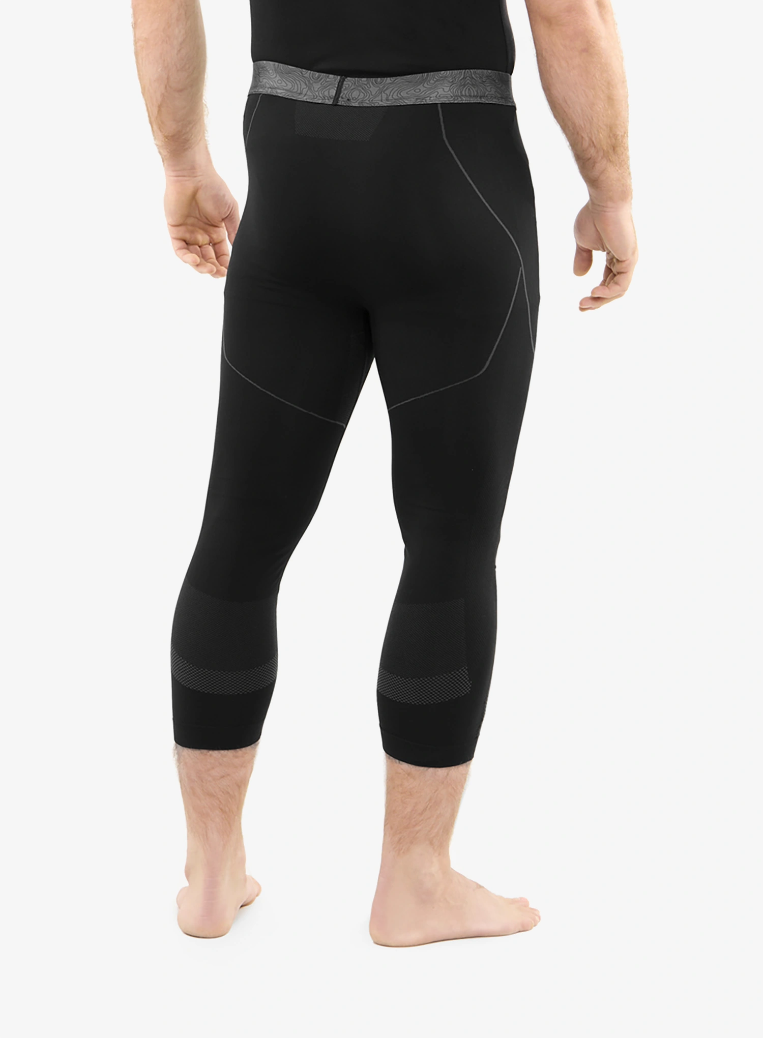 Funkčné legíny Viking Base Layer Gary 3/4 Pants - black