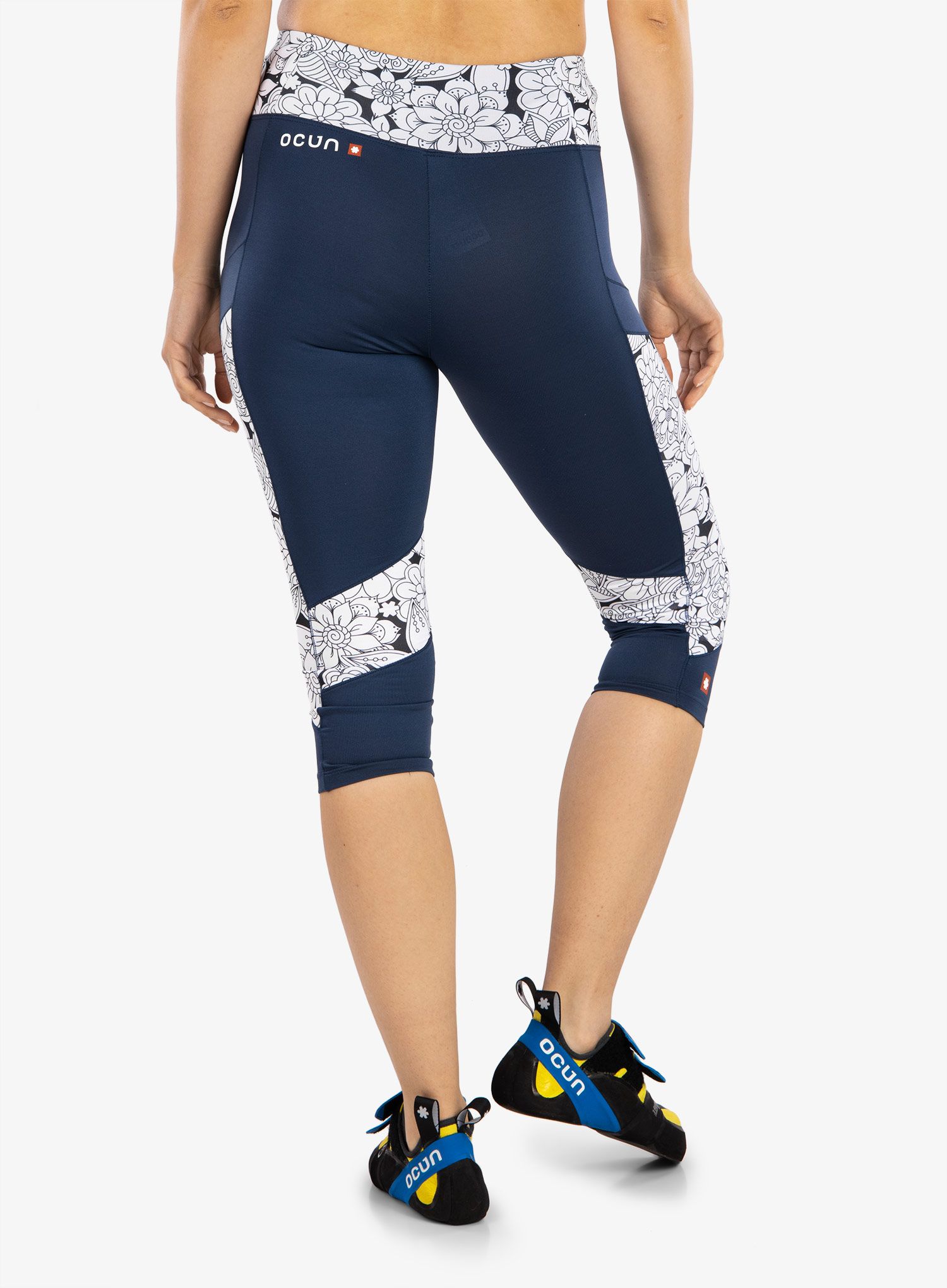 Lezecké legíny Ocun Rhea 3/4 Leggings - blue sargasso sea