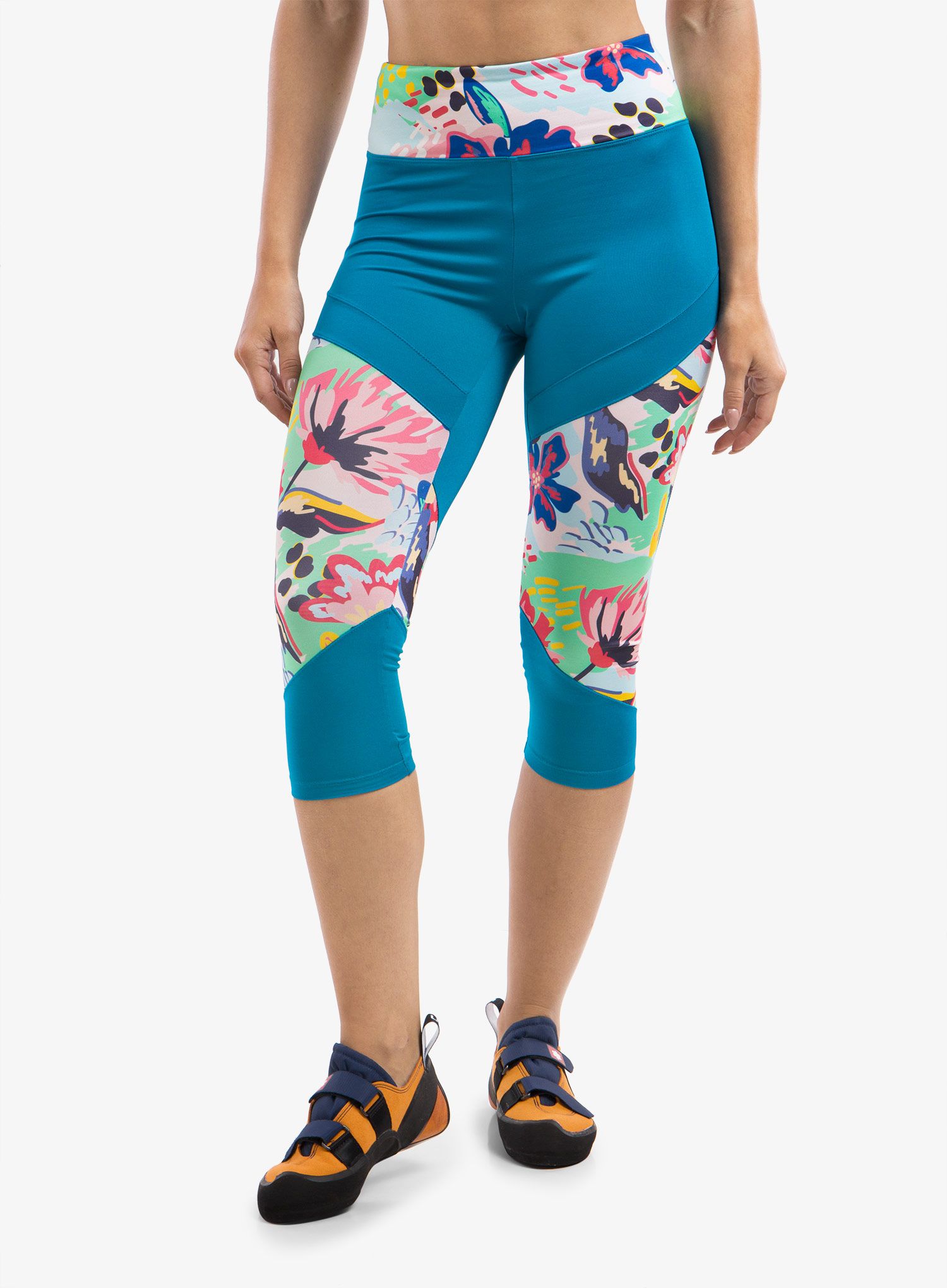 Lezecké legíny Ocun Rhea 3/4 Leggings - blue fjord