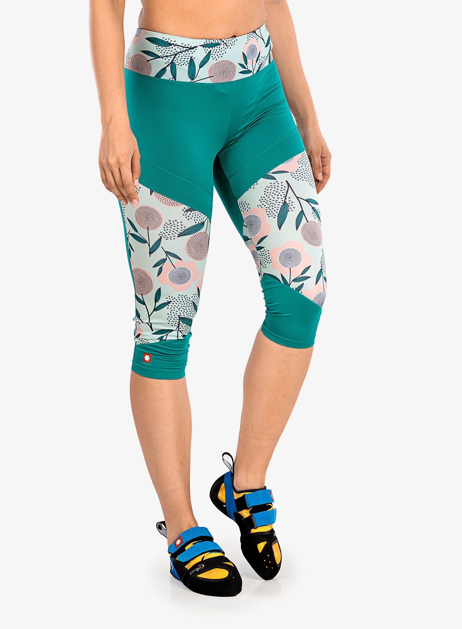 Lezecké legíny Ocun Rhea 3/4 Leggings - green porvelain