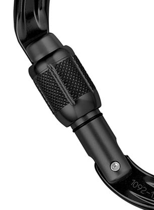 Karabína Petzl OK Screw-Lock - noir