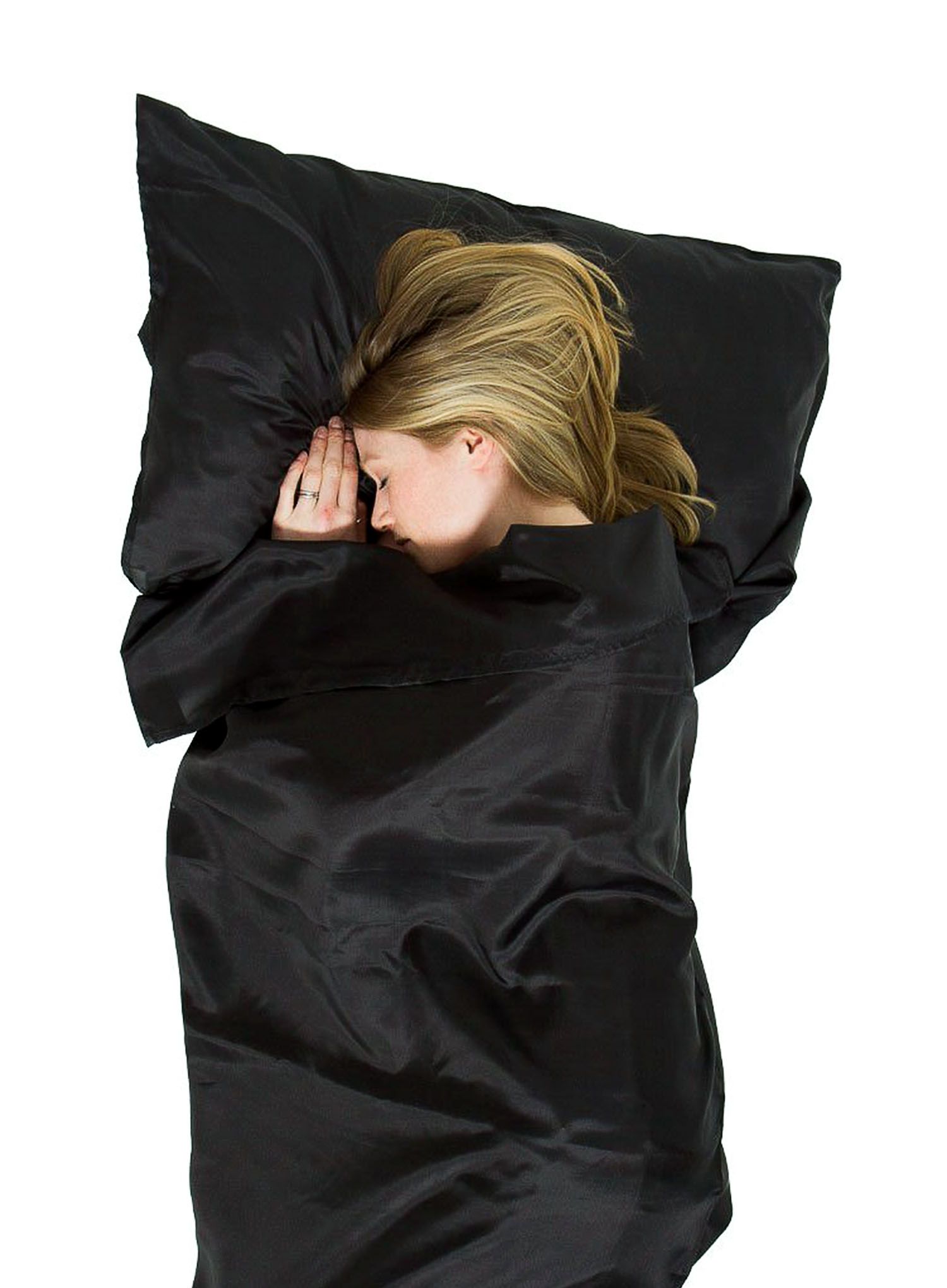 Vložka do spacáka Lifeventure Silk Ultimate Liner Rectangular - black