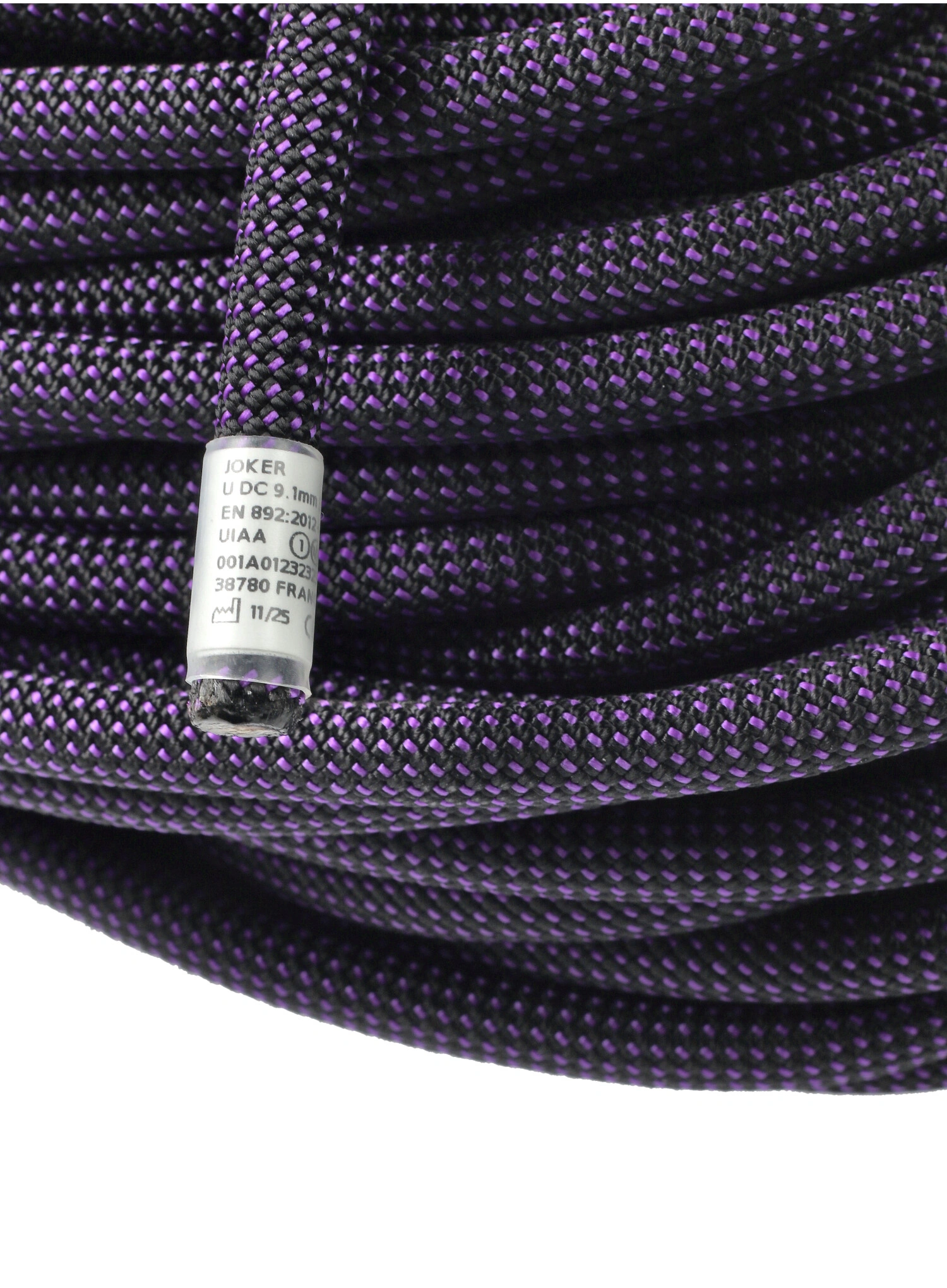 Dynamické lano Beal Joker 9,1 mm 50 m Unicore Dry Cover - purple