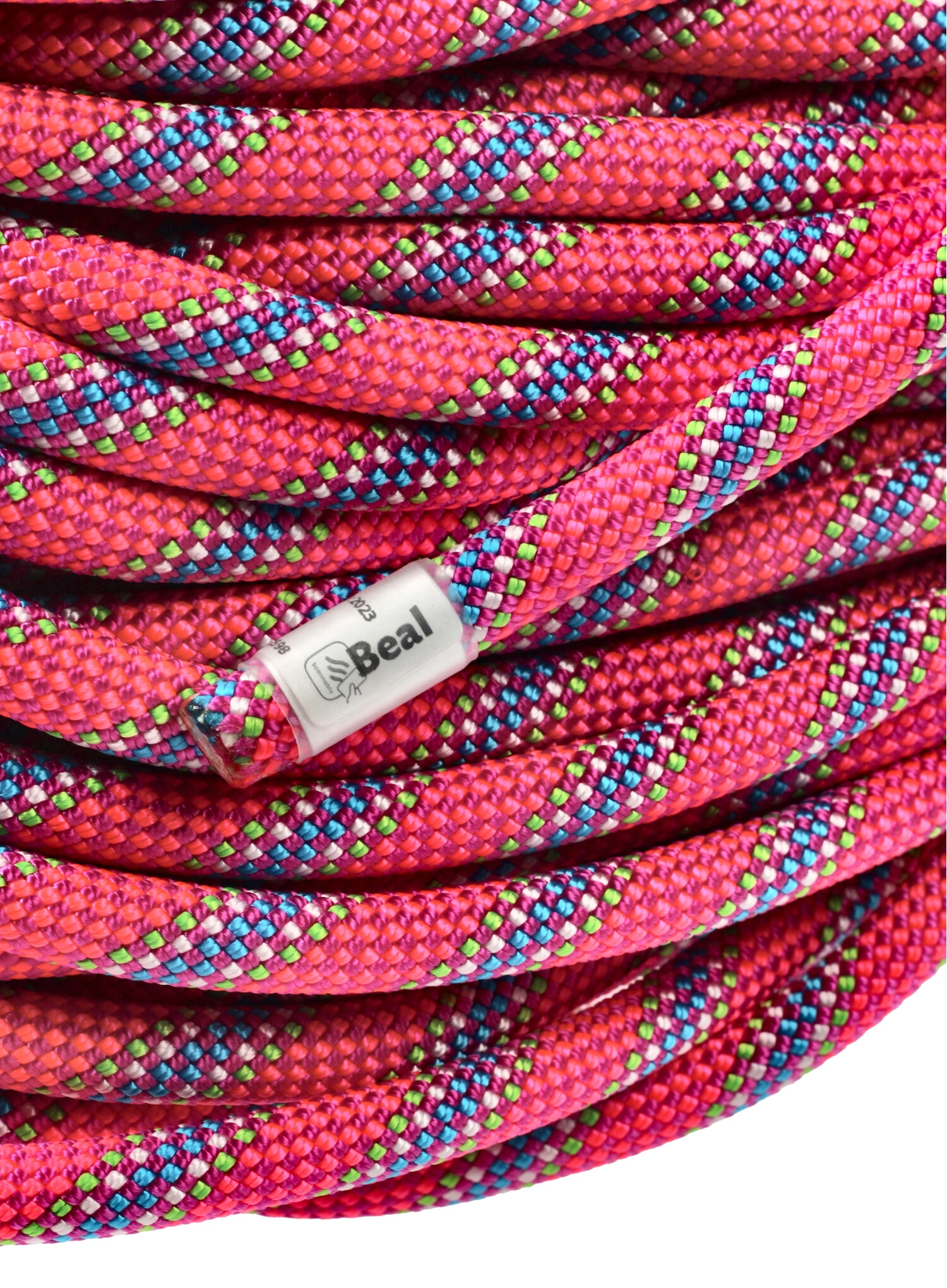 Dynamické lano Beal Tiger Unicore 10 mm x 70 m Dry Cover  - fuchsia